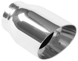 MagnaFlow 3-1/2" Diameter Exhaust Tip - Stainless, Weld-On for 2-1/2" Tailpipe - MF35225