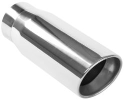 MagnaFlow 5" Diameter Exhaust Tip - Stainless, Weld-On for 4" Tailpipe - MF35231