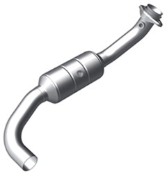 MagnaFlow Ceramic Catalytic Converter w/O2 Ports - Stainless Steel - Direct Fit - MF49409
