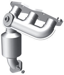 MagnaFlow Ceramic Catalytic Converter w/O2 Port - Stainless Steel - Direct Fit - MF49693