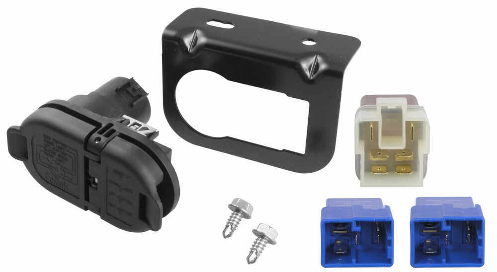 Factory Style 7-Way and 4-Way Flat Vehicle End Trailer Connector - N40975