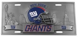 New York Giants NFL Sport Plate - 3D License Plate
