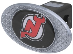 New Jersey Devils 2" NHL Trailer Hitch Receiver Cover - Zinc