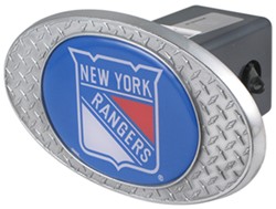 New York Rangers 2" NHL Trailer Hitch Receiver Cover - Zinc