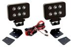 Putco Luminix Off-Road LED Light Kit - Pedestal Mount - 4,800 Lumens - Narrow Spot Beam - Qty 2     