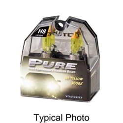 Putco PURE High-Performance H12 Halogen Headlight Bulbs - Jet Yellow