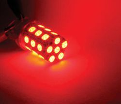 Putco PURE Premium 1157 LED Bulbs - 360 Degree - Red - 2 Pack