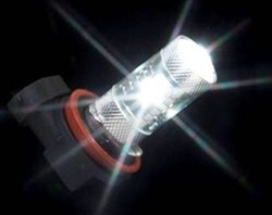 Putco Optic 360 High Power LED Fog Lamp Bulbs - H6M - 360 Degree - White - 1 Pair