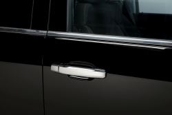 Putco Chrome Door Handle Covers with Passenger Keyhole                                              