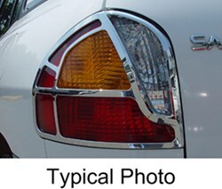 Putco Chrome Tail Light Covers for Toyota Yaris                                                     