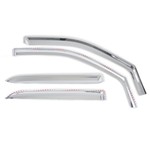 Putco Element In-Channel Window Rain Guards - Chrome - 4 Piece                                      