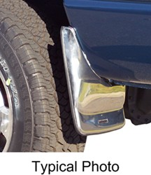 Putco Custom-Fit Mud Skins - Polished Stainless Steel - Front Pair                                  