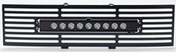 Putco Bar Style Bumper Insert w/ 10" Light Bar - Stainless Steel - Black - P87182L