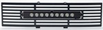 Putco Bar Style Bumper Insert w/ 10" Light Bar - Stainless Steel - Black                       