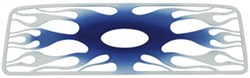 Putco Blue Flaming Inferno Stainless Steel Grille Insert for Ford Excursion - P89421