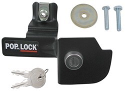 Pop & Lock Custom Tailgate Lock - Steel - Manual - Black - PAL1100