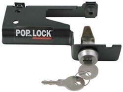 Pop & Lock Custom Tailgate Lock - Steel - Manual - Black - PAL1600