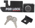 Pop & Lock Custom Tailgate Lock for Plastic Tailgate Handle - Manual - Black                    