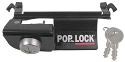 Pop & Lock Custom Tailgate Lock - Steel - Manual - Black - PAL3400