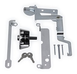 Pop & Lock Custom Tailgate Lock - Manual - Silver - PAL6102