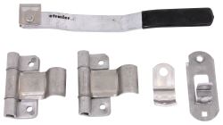 Cam-Action Lockable Door Latch for Fold Down Trailer Gate or Side Door - Aluminum - PLR1057-A