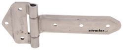 T-Strap Hinge w/ Wide Bracket for Enclosed Trailers - 8" Long - 180 Degree Rotation - Aluminum