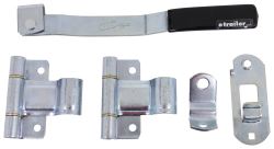 Cam-Action Lockable Door Latch for Fold Down Trailer Gate or Side Door - Zinc Plated Steel - PLR3057