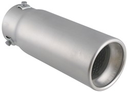 Bully Round Resonated Bolt-on Exhaust Tip, 3-1/4" Round, 9" Long - PM-5104
