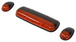 Pacer Performance Hi-Five Truck Cab Light Kit - Chevy/GM - 3 Piece - White Bulbs - Amber Lens - PP20-240
