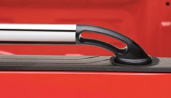 Putco Locker Truck Bed Side Rails - Polished Stainless Steel with Black Nylon Castings - P99897