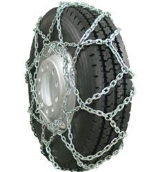 pewag ASV Tire Chains - Net Pattern - Grooved Square Links - Assisted Tensioning - 1 Pair