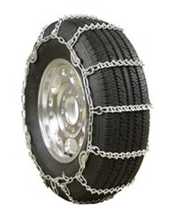Glacier Tire Chains w/ Cam Tighteners - Ladder Pattern - V Bar Links - Assisted Tensioning - 1 Pair