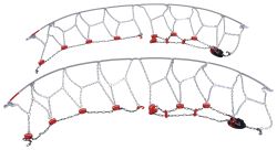 pewag Servo RS Tire Chains - Diamond Pattern - Square Links - Self Tensioning - 1 Pair