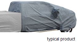 Rampage 4-Layer Outdoor Truck Cab Cover - Gray - Universal Fit - Standard Cab - RA1320