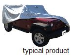 Rampage Custom Fit 4-Layer Outdoor Vehicle Cover - Silver                                           