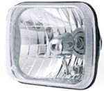 Replacement Headlight for Rampage Sealed Beam to Halogen Conversion Kit - 200 mm Rectangular - Qty 1