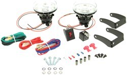 Fog Lamp Kit for Rampage Jeep Bumpers - Halogen - 4" Diameter - RA5083059