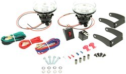 Fog Lamp Kit for Rampage Jeep Bumpers - Halogen - 4" Diameter                                  