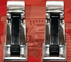 Rampage Hood Catches for Jeep - Polished Stainless Steel - Qty 2                                    