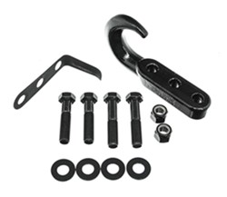 Rampage Tow Hook Kit for Jeep - Black Powder Coated Steel - RA7605