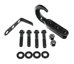 Rampage Tow Hook Kit for Jeep - Black Powder Coated Steel                                           