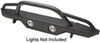 Rampage Front Recovery Bumper for Jeep - Grille Guard and Light Mounts - Semigloss Black Powder Coat