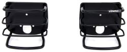 Rampage Euro Style Tail Light Guards for Jeep - Black Powder Coated Steel                           
