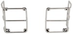 Rampage Euro Style Tail Light Guards for Jeep - Polished Stainless Steel                            