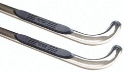 Rampage Round Nerf Bars - 3" Diameter - Polished Stainless Steel                               