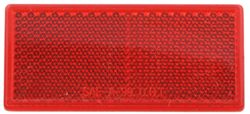 Optronics Trailer Reflector - Adhesive Backing - Rectangle - Red