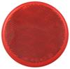 Adhesive Reflector for Truck or Trailer - 3-3/16" Round - Stick On - Red - Qty 1