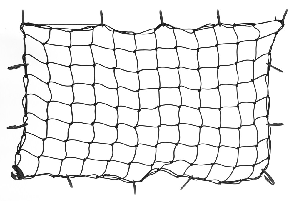 Stretchable Net and Tie-Down Straps for Rhino-Rack Roof Cargo Basket - 47-1/4" x 31-1/2" - RLN1-RTD4