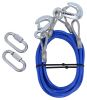 RoadMaster 76" Single Hook, Straight Safety Cables - 8,000 lbs