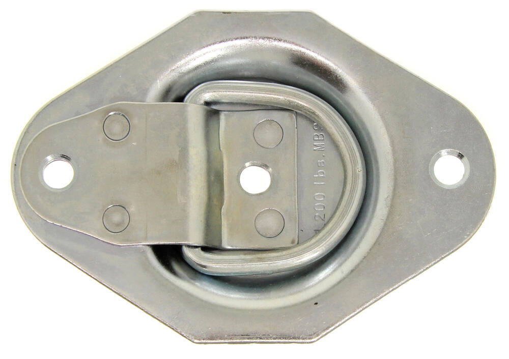 Brophy D-Ring Tie Down Anchor - Bolt-On - 3-9/16" Wide - Recessed Mount - 400 lbs - RR01-C